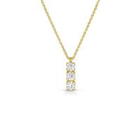 Collier in Or Zircone C3X2BK0